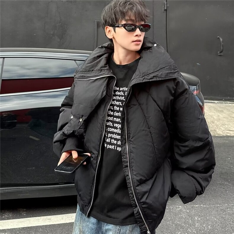 解构立领棉服男冬季加厚保暖宽松拉链面包服外套MY265-P108,男装棉衣,星座1001-1