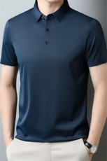 夏季新款商务休闲男士短袖T恤男式时尚潮流翻领体恤LBF6600-P53，男装T恤，星座1105-3