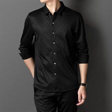 M9962021春秋季新款长袖衬衫男桑蚕丝印花男装，男装衬衫，电商B360