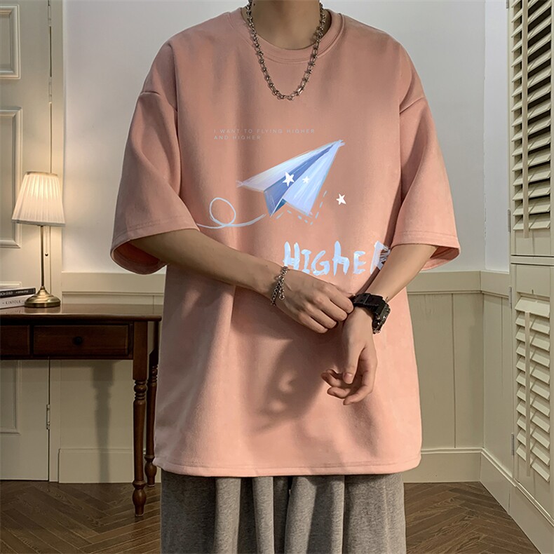 麂皮绒短袖t恤男大码半袖男JD82270-P25,男装T恤,电商A040