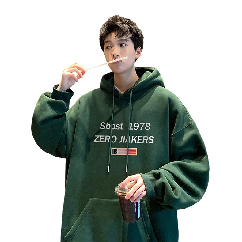 ！连帽圆领卫衣男装港风帽衫男LM179-P35,男装卫衣,电商B367