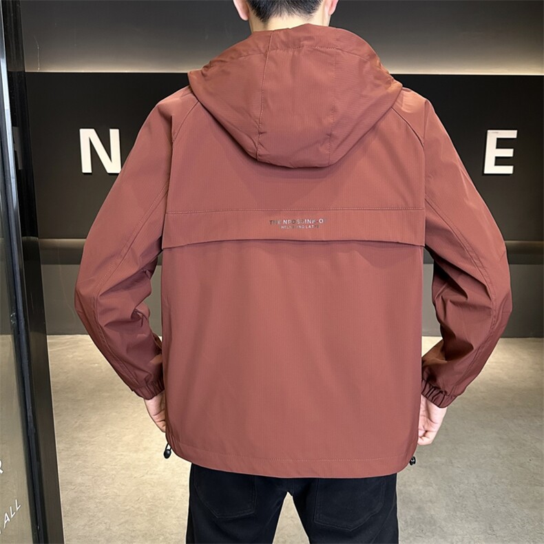 JK606-P902025秋季新款男士外套连帽时尚百搭休闲潮流夹克上衣,男装夹克,星座507A（原星座306B-2）