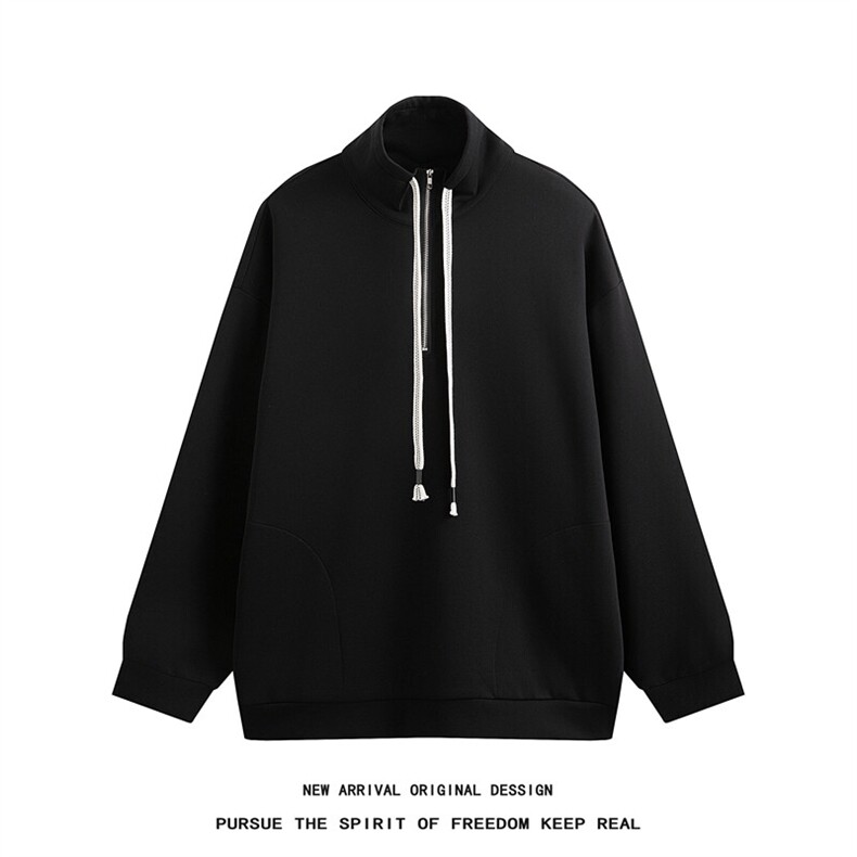 WY5021/P65春装新款高品质不起球个性套头卫衣男潮流宽松上衣外套,男装卫衣,电商A141