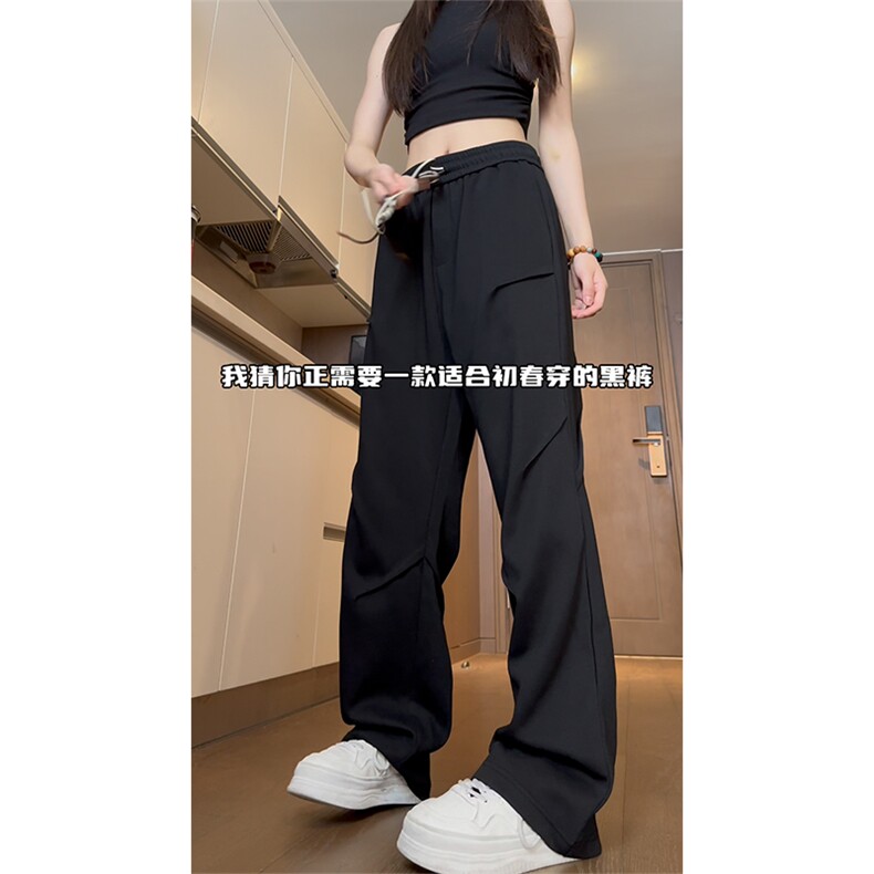 得物品质可二开~改版直筒针织运动卫裤K833特P45控68,男装休闲裤,电商A309
