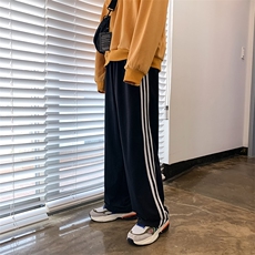黑色白条