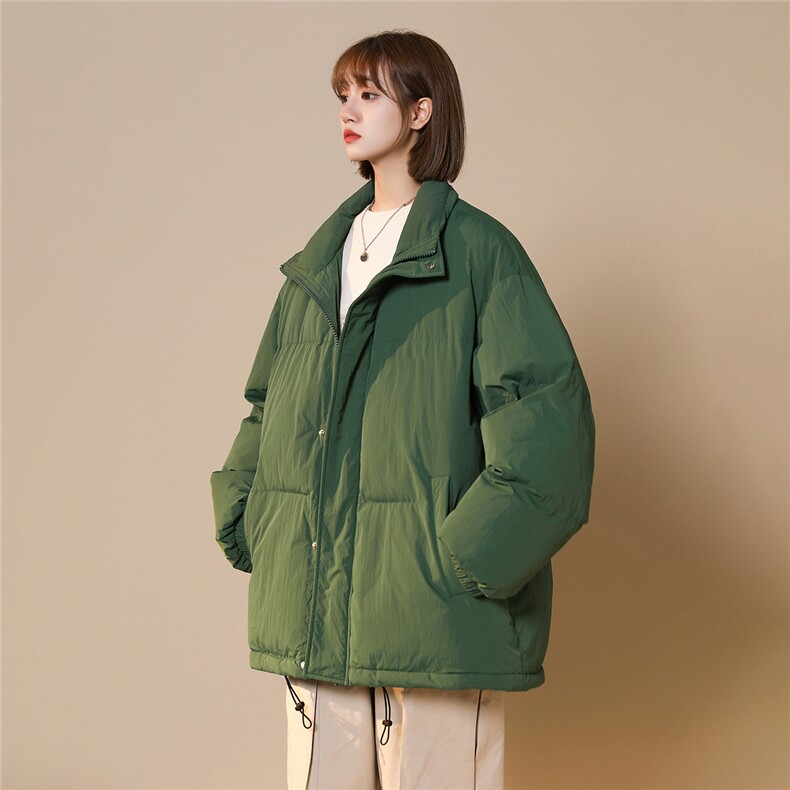 中性白鸭绒22冬季ins基础款纯色保暖立领羽绒服YR180P195控258,男装羽绒服,A247A
