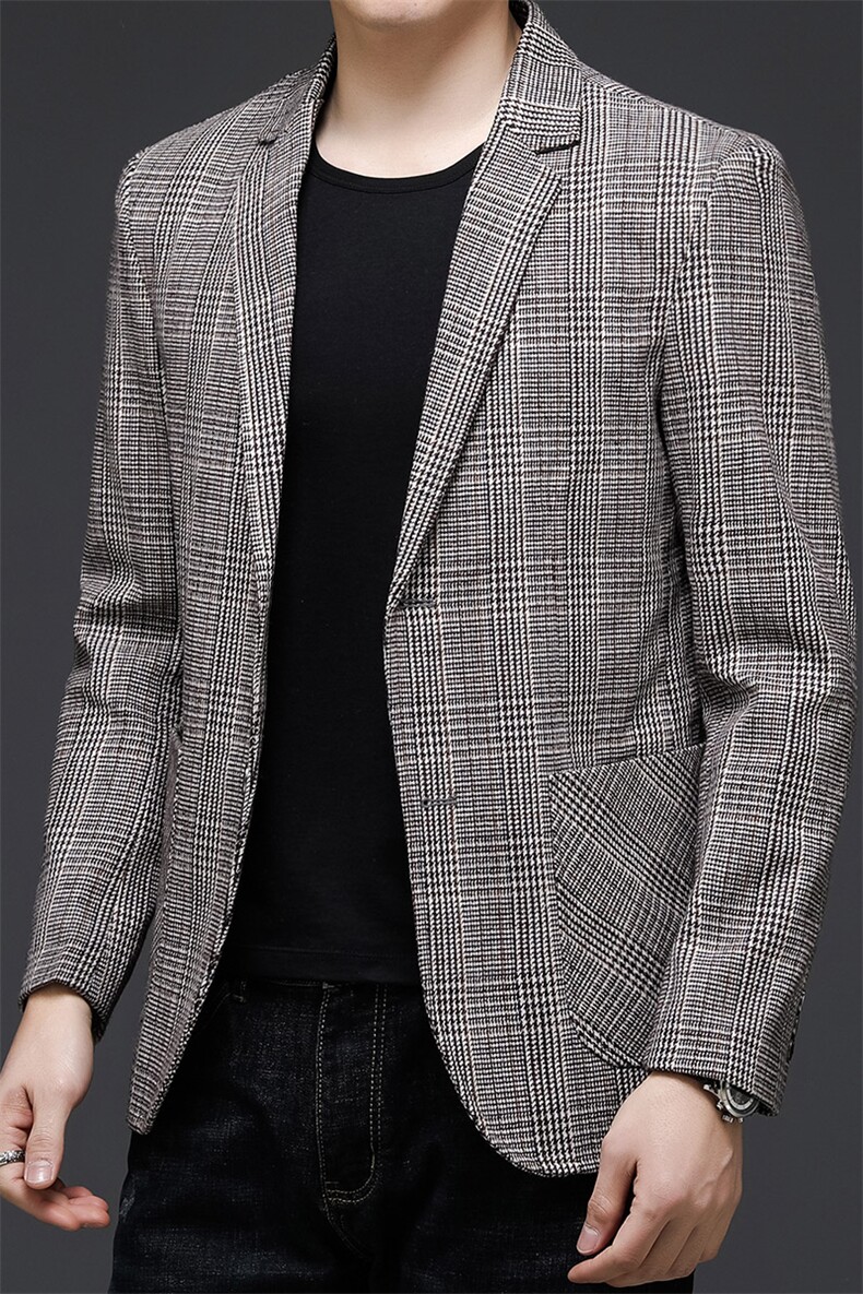 秋季新款西装男西服简约外套西服商务休闲小西装单西,男装西服,电商B360