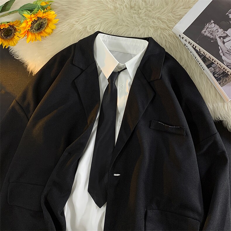 D201-DM165-P65秋冬新款港风宽松潮流帅气百搭男装西服装外套,男装西服,电商D321-1