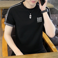 夏季短袖男刺绣翻领POLO衫T恤时尚休闲半袖上衣LD3318-P30，男装Polo衫，星座310B-3