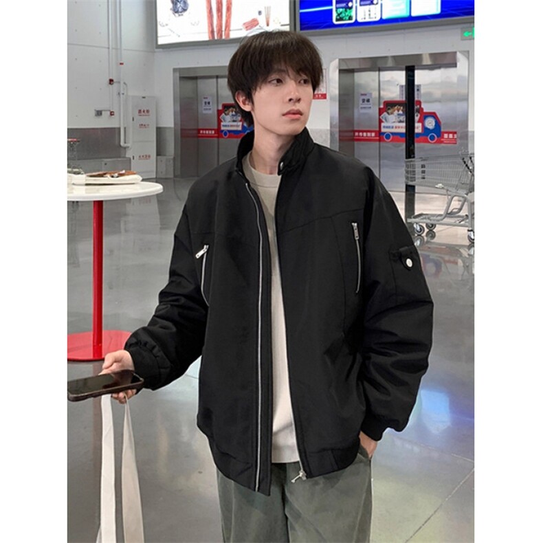 哈灵顿立领棉服男冬季宽松美式复古男生飞行棉衣外套MY082,男装棉衣,星座1116A（原606A-3）