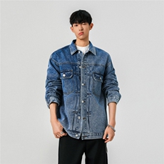 25款抖音品质牛仔夹克宽松韩版工装潮流水洗外套N995/P98148，男装夹克，星座202
