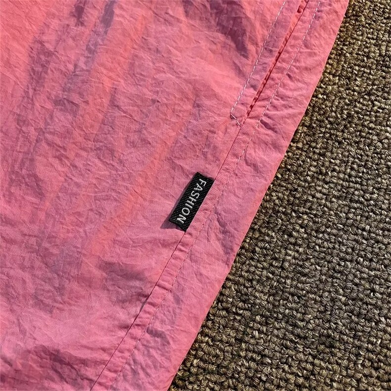 潮流糖果色五分速干短裤男士2024夏季潮流韩版简约纯色休闲沙,男装牛仔裤,星座218-1（原230）