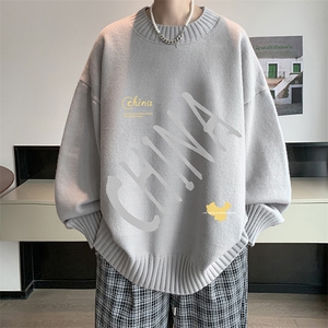 半高领毛衣男士大码针织衫男毛线衣男 M18208-P45 加绒款-P65图片