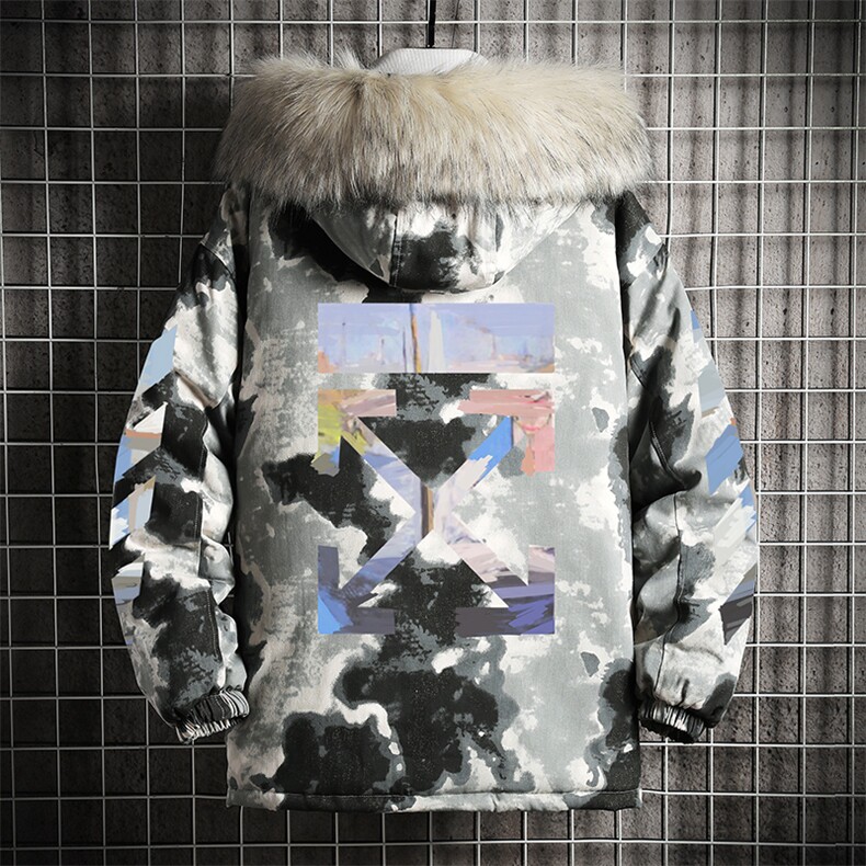 MC49130-P135日系潮衣男大码派克服男工装服外套袄网格,男装棉衣,电商A040A