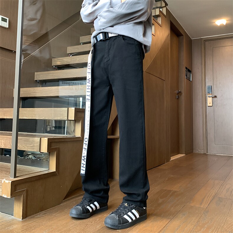 小裤脚弹力牛仔裤 A158-NZK801-P35特价图片