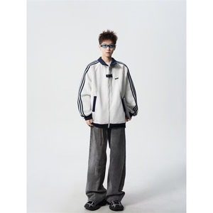 W600-P58 2025新款秋装男女同款棒球服痞帅上衣夹克图片