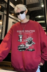 ！圆领卫衣男装港风长袖T恤男外套男WY235-特P23，男装T恤，电商B367