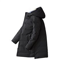 男士加厚羽绒服2020冬季新款中长款连帽潮流休闲外套DS273T，男装羽绒服，电商A102