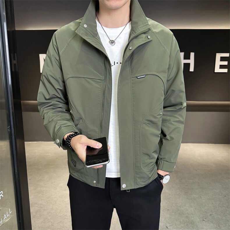 工装夹克男休闲上衣多口袋立领夹克DS-A329-JK5092-P95,男装夹克,电商A329
