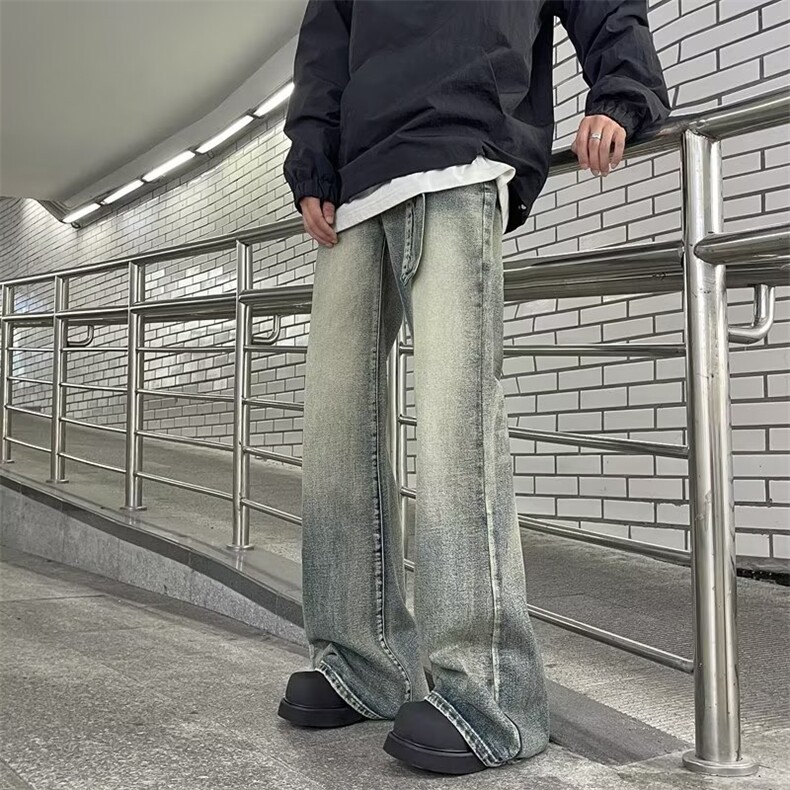 美式牛仔裤男款秋季长裤潮NK869P40,男装牛仔裤,星座1116-2