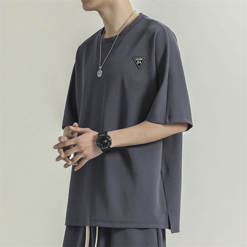 运动服夏季薄款速干休闲篮球服夏天t恤短袖帅气TT312-特批-36,男装T恤,星座718