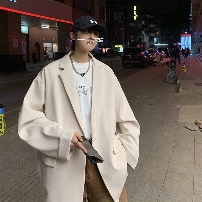 XZ213-19XZ08-P88控108港风大码oversize痞帅休闲西装痞帅外套,男装西服套装,星座213
