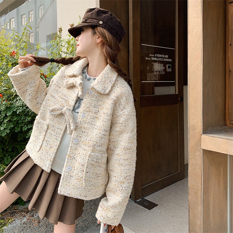 2024【新款现货】小香毛呢外套082-6663P180K258,女装毛呢外套,浙宝192（原082）