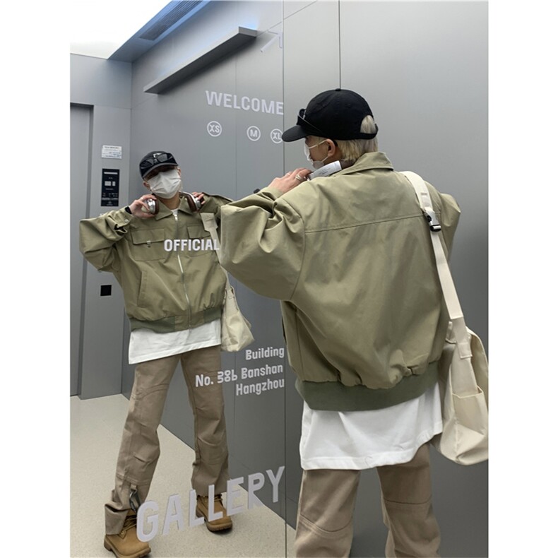 夹克男韩版潮流休闲宽松工装外套港风潮牌春秋季上衣JK06593-P65,男装夹克,星座308B-1