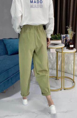 现货日系风休闲裤黑、绿两色ML，女装休闲裤，简 影