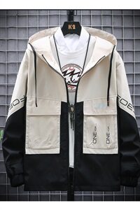 外套男2021新款春秋季韩版潮流青少年百搭薄款夹克JK154-P60图片