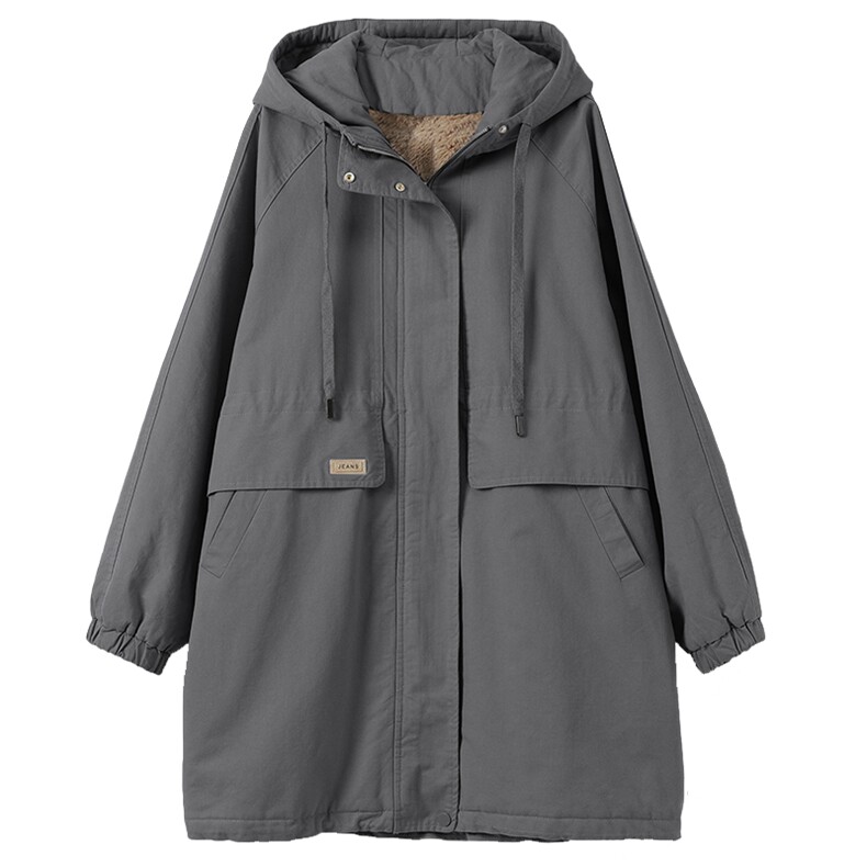 2024冬款新款加绒加厚保暖棉服派克服910款,女装派克服,秋牧寒烟