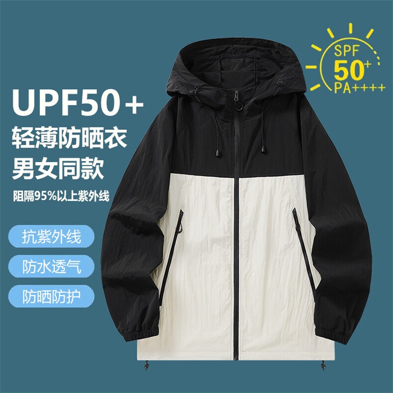 2025夏季新款中性风冰丝时尚凉感轻薄透气防晒服皮肤衣F2377-P30图片