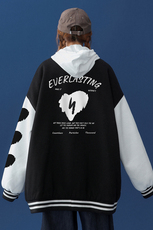 2022春装新款拼接美式复古hiphop棒球服外套夹克潮G112P65控88，男装夹克，A247A