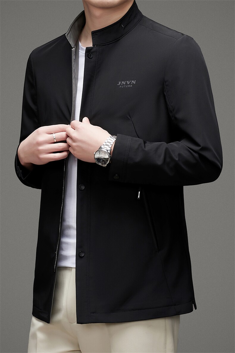 V9508钱塘2020-3立领夹克外套秋冬新款时尚休闲男装外套P127,男装夹克,钱塘207-3