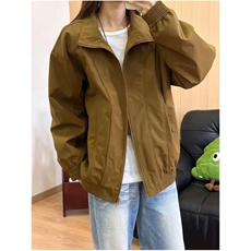 户外夹克男立领纯色上衣冲锋衣外套DSA157B-JK7866-P55，男装夹克，电商A157B