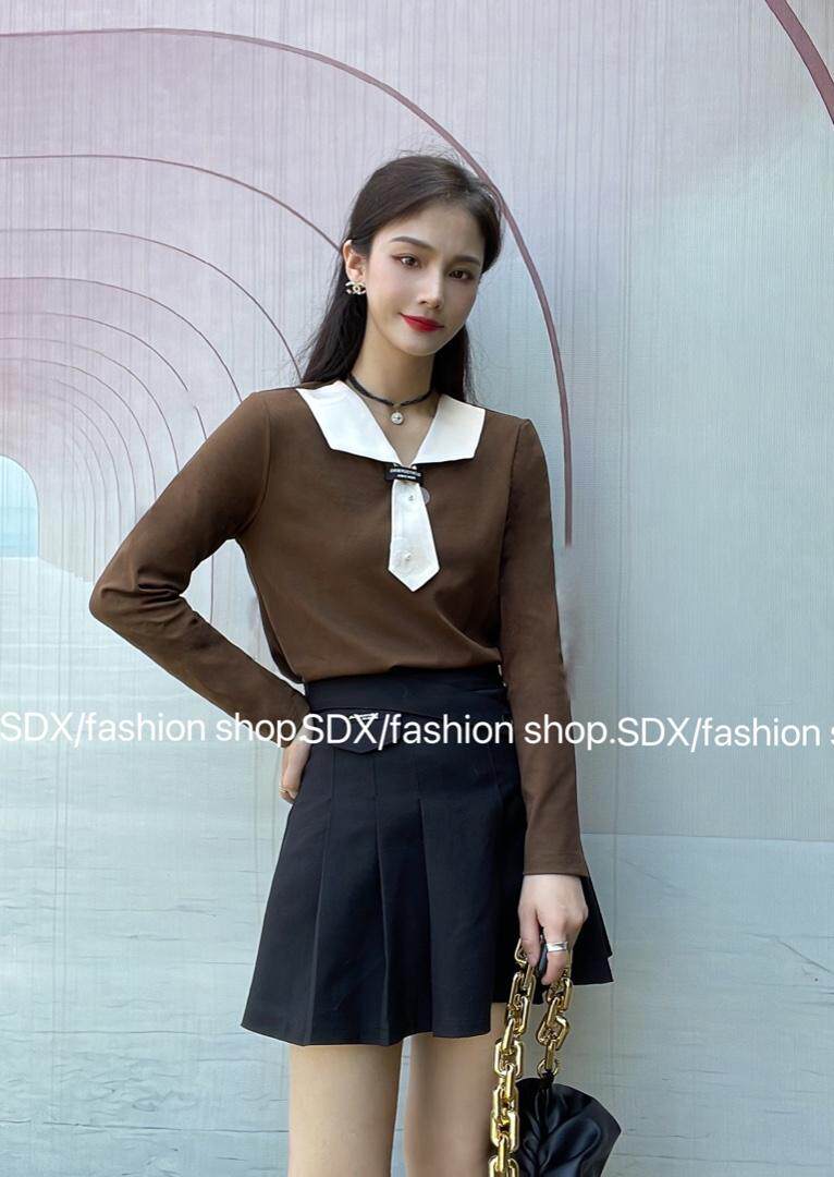 【现货】特色拼接领上衣，其它，色调轩