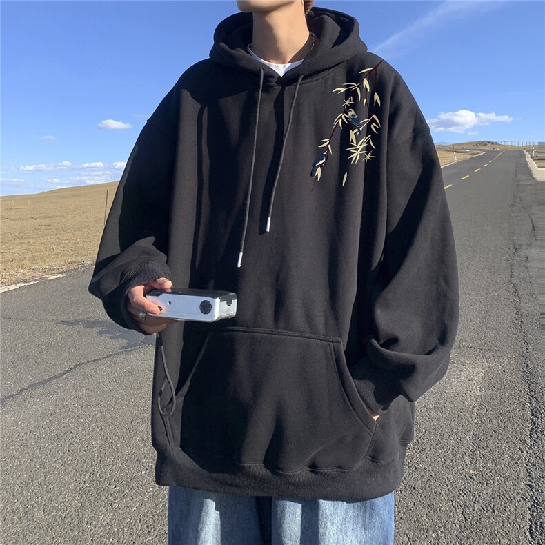 冬季刺绣卫衣男宽松连帽D329-QM650-特P55控88图片