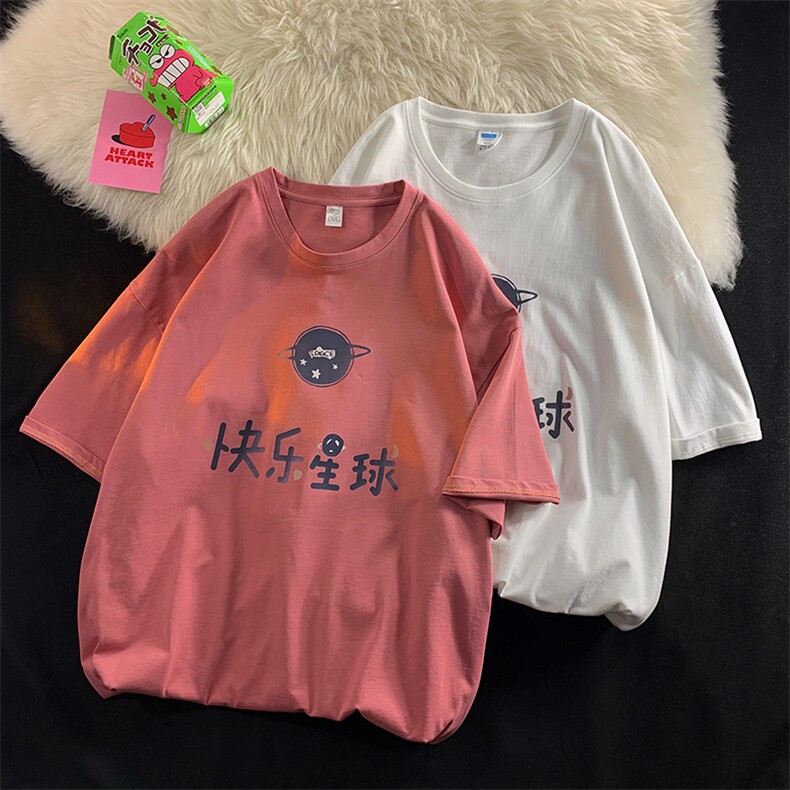夏季港风宽松大码休闲短袖T恤衫男上衣D201-DM99-P25,男装T恤,电商D321-1