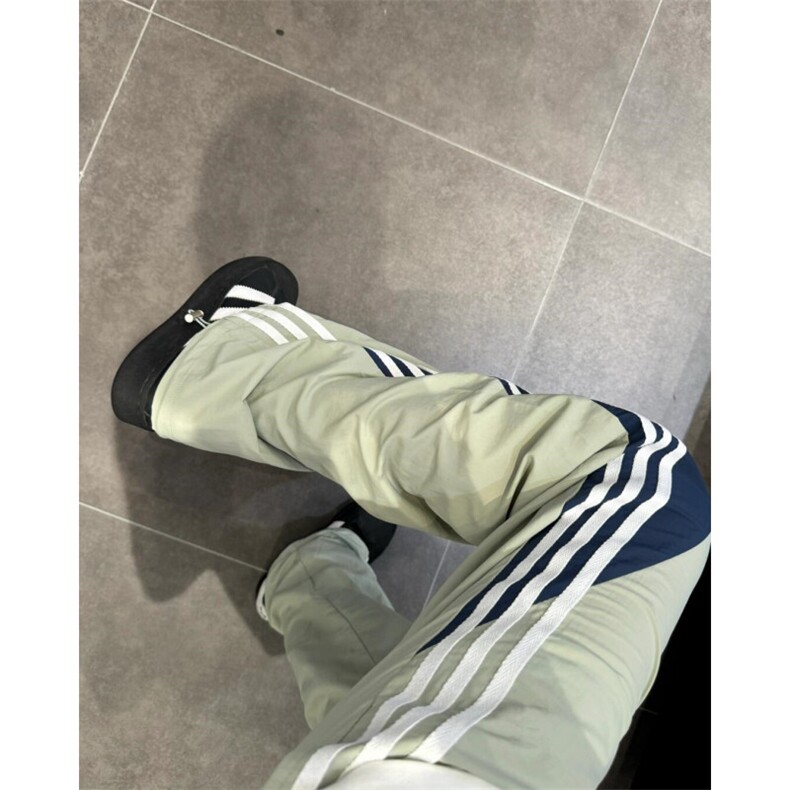 【网图】绿色条纹速干工装裤男款夏季美式直筒伞兵裤子KZ43WW-P45,男装工装外套,星座1007（原301D）