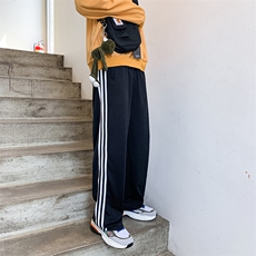 春季热卖三条杠运动休闲裤青少年流行时尚舒适运动潮裤子T，男装休闲裤，电商A102B