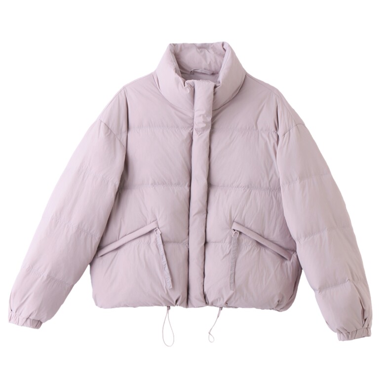 新款独特超好看短款羽绒服女款冬季立领面包服小个子羽绒外套,女装羽绒服,2B114