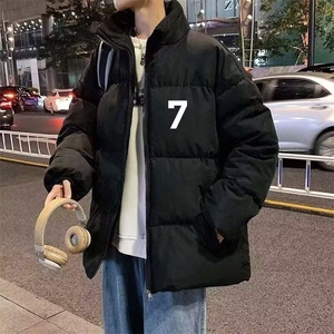 棉服男款冬季美式立领拉链棉服加厚棉衣外套短款面包服TT1003 P62图片