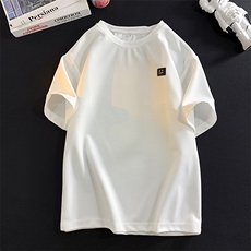 8XL-M重磅！特大码T潮牌上衣男中性华夫格短袖T恤DX304P25控39，男装T恤，电商D206-1