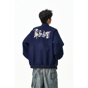 美式重磅学院风万针刺绣棒球服夹克  WT2521-特P92-控168图片