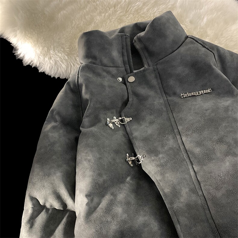 港风潮牌宽松百搭立领夹棉加厚保暖棉服男XZ213-M2388-P138控168,男装棉衣,星座213