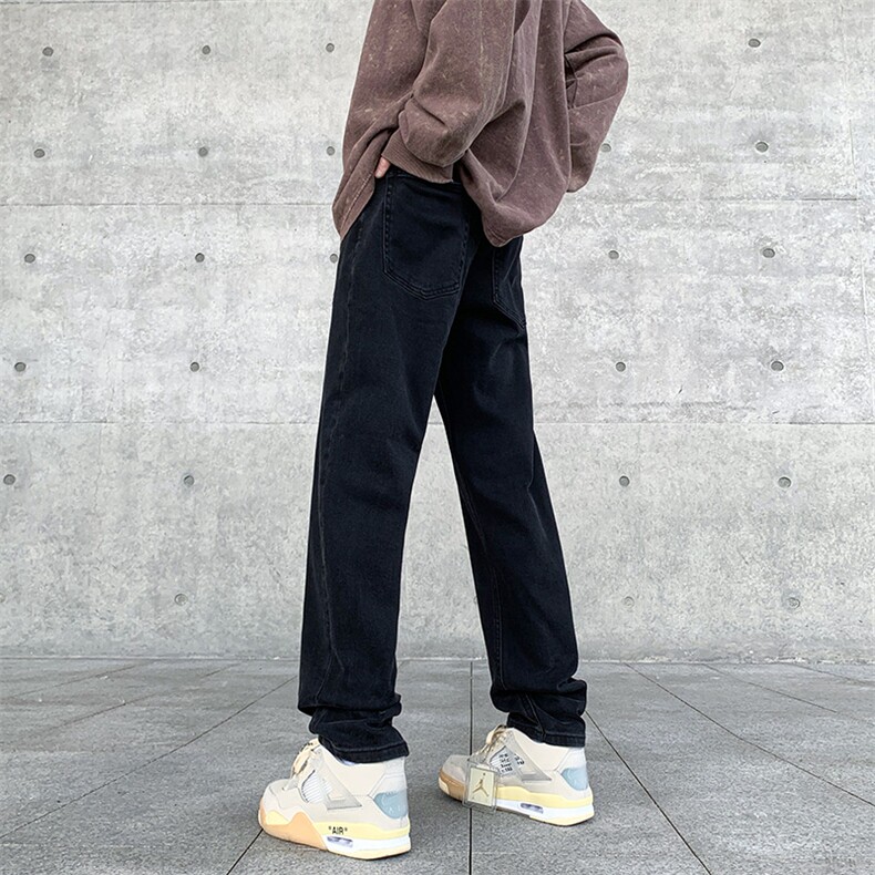 美式高街潮流宽松水洗牛仔裤直筒休闲裤A161-S2354-P51,男装牛仔裤,电商A161
