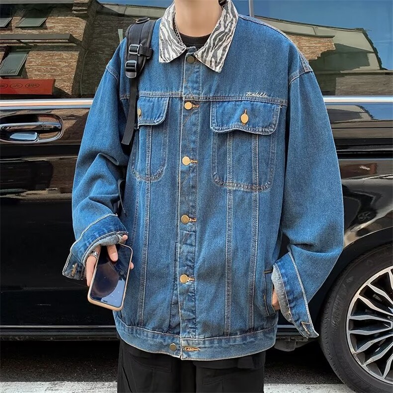 慵懒长袖夹克简约青春流行男文艺潮JK8895P55,男装夹克,星座1116-2