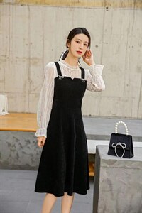 时尚韩版连衣裙，女装连衣裙，新依佳人