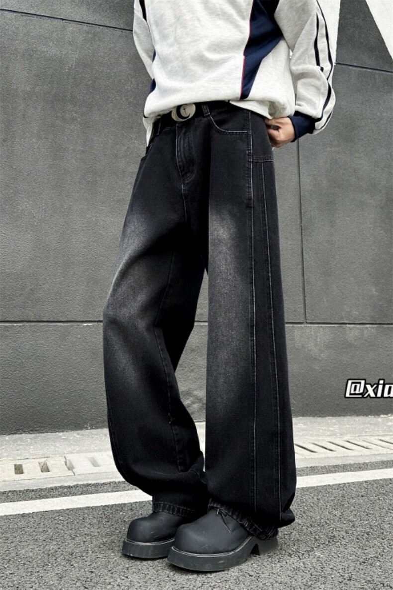 XZ616春季重磅水洗缉明线美式百搭休闲牛仔长裤TY2016P65控78,男装牛仔裤,星座512A（原616）