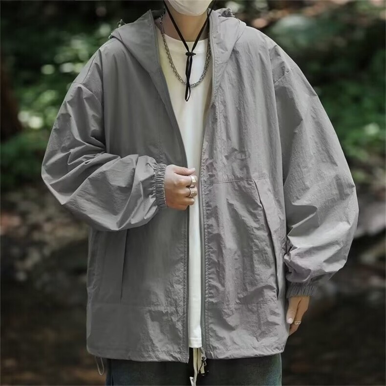 户外轻薄透气防晒衣服男女夏防紫外线连帽外套男FS107-P38有货,男装防晒衣,星座302B-2